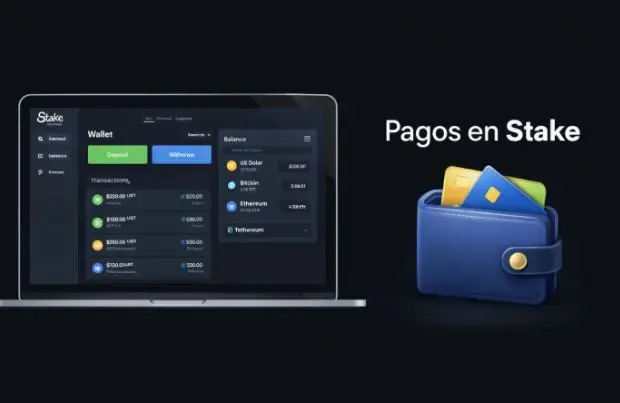 Cómo depositar y retirar dinero en Stake